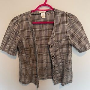 Plaid Shawl / Top